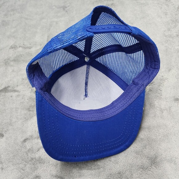U.S. Air Force Blue Mesh Trucker Rope Hat Snapback Made In USA - Picture 6 of 9